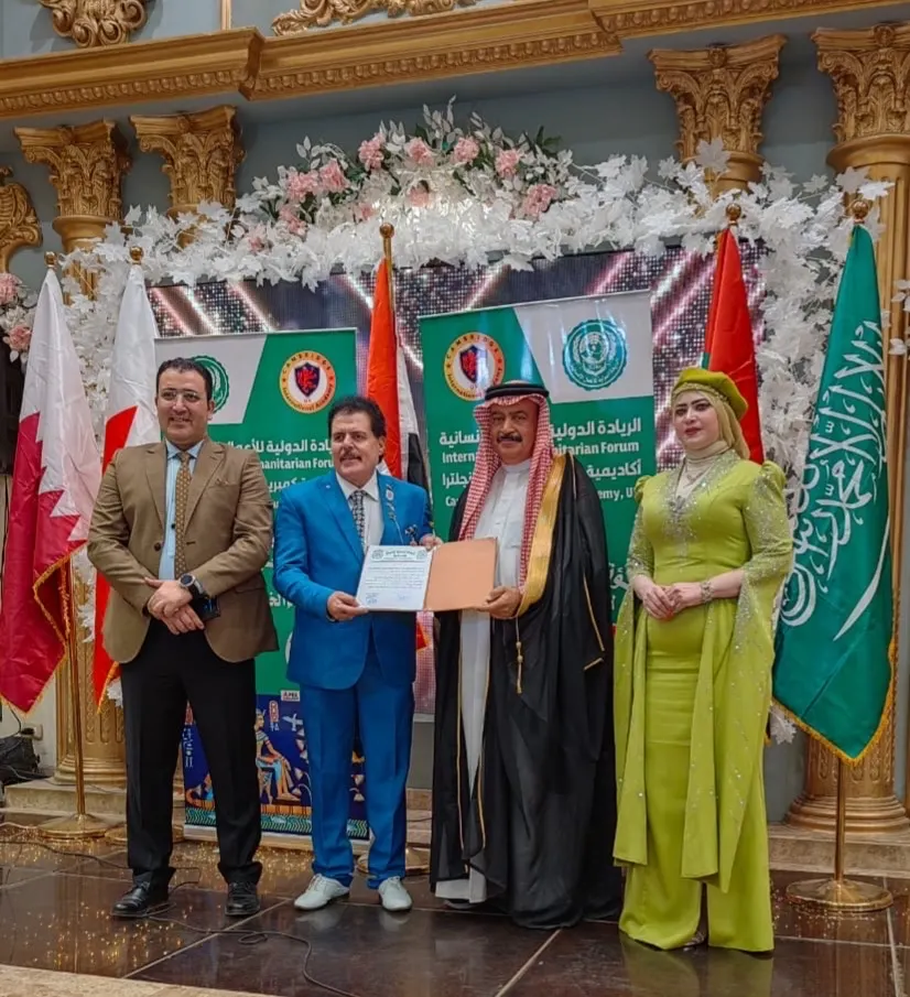 الدكتوراة الفخرية ال 15.. الدرورة يُكرم في القاهرة بحضور ممثلين عن 18 دولة