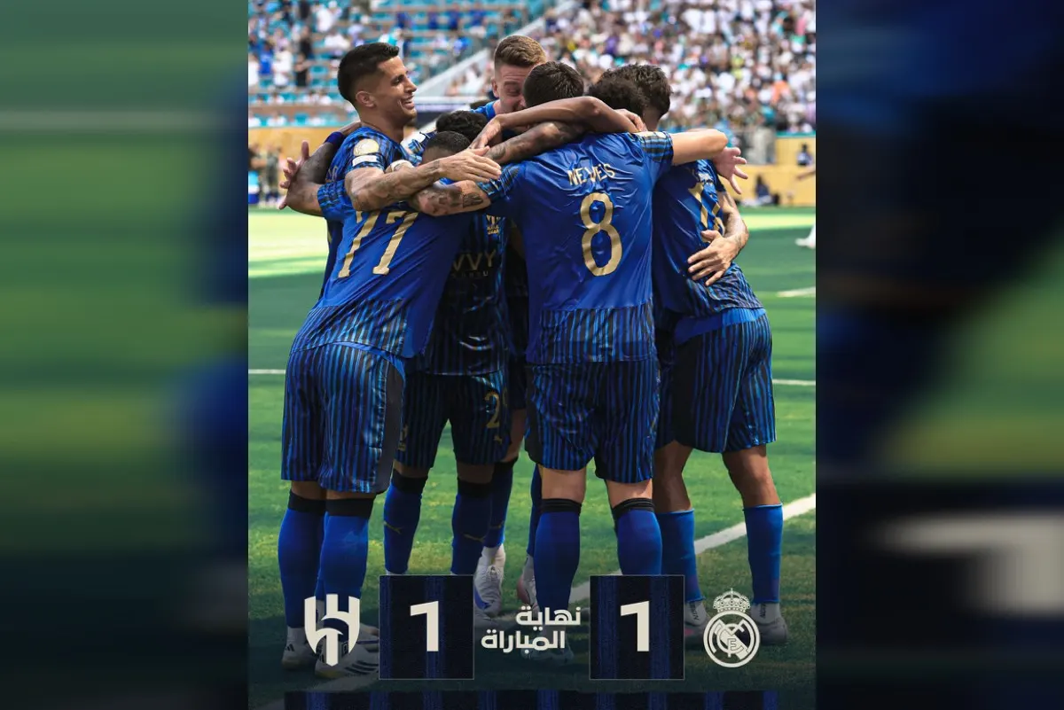 بأداء تاريخي.. الهلال يفرض التعادل على ريال مدريد