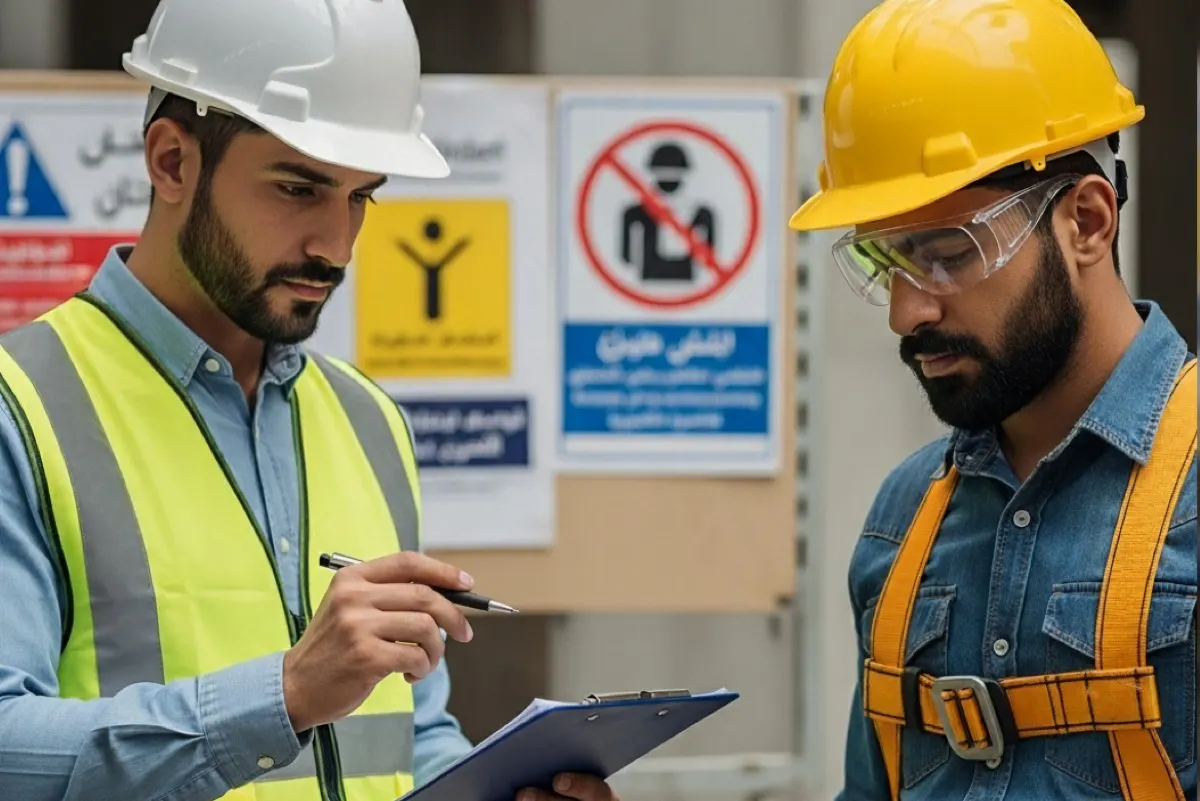 300 ريال غرامة على العامل المخالف لتعليمات السلامة الوقائية