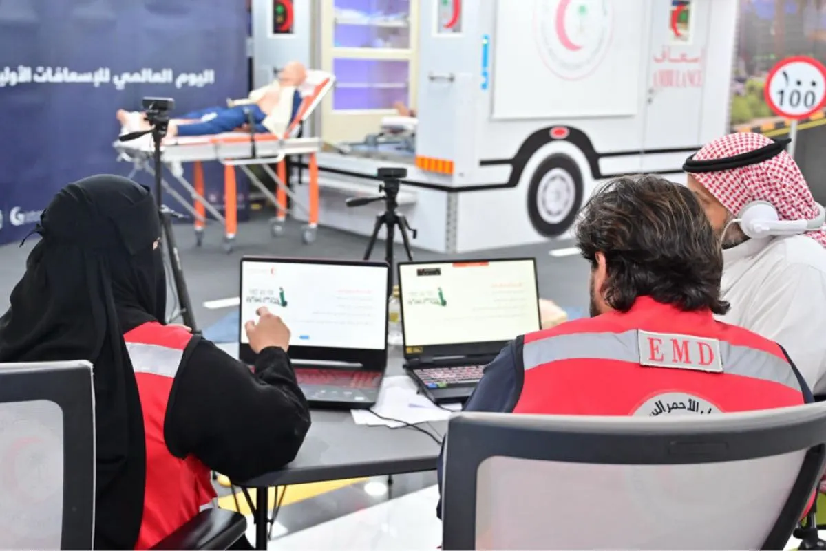 الهلال الأحمر يثقف 150 ألف طالب ومعلم بالإسعافات المناخية