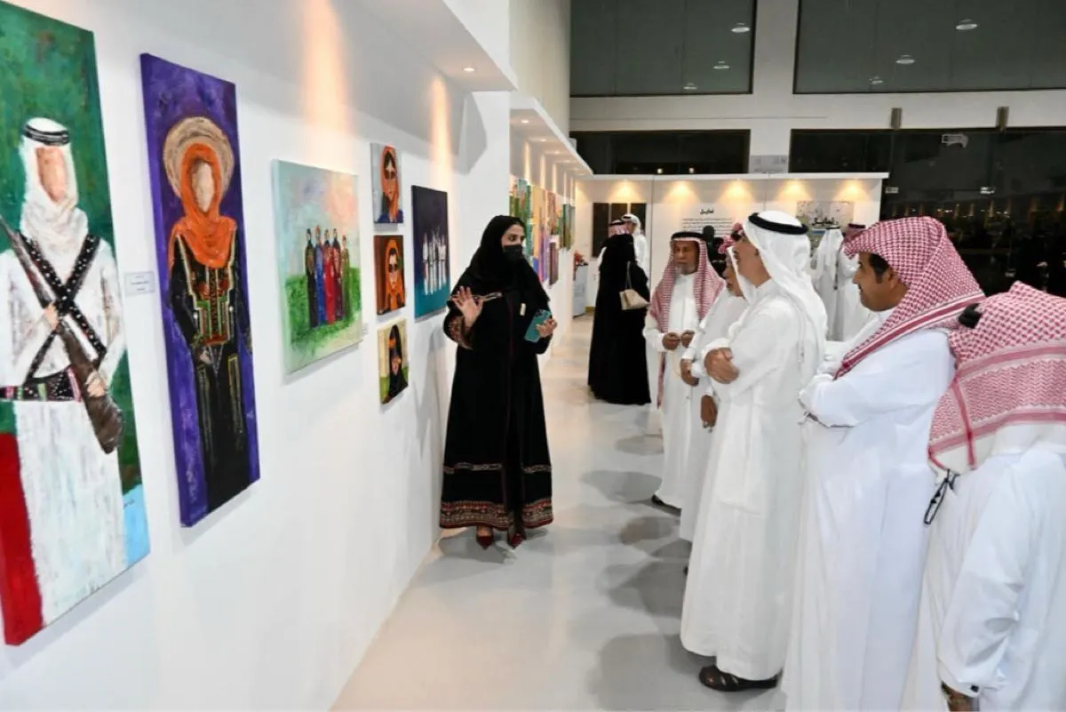 الدمام تودع ”ثمايل“.. 7 أيام جسدت تراث النماص في 59 لوحة