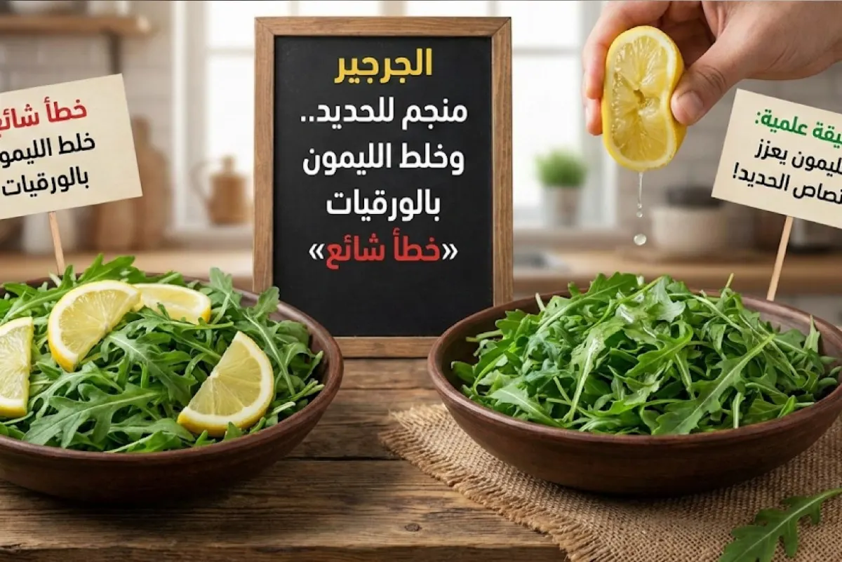 مختص: الجرجير منجم للحديد.. وخلط الليمون بالورقيات «خطأ شائع»
