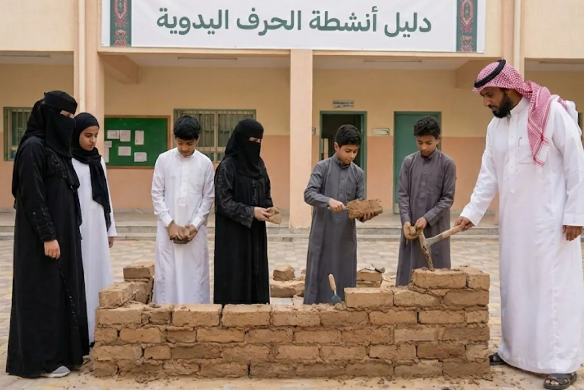 الدباغة والبناء والفخار.. أنشطة جديدة في مدارس المملكة