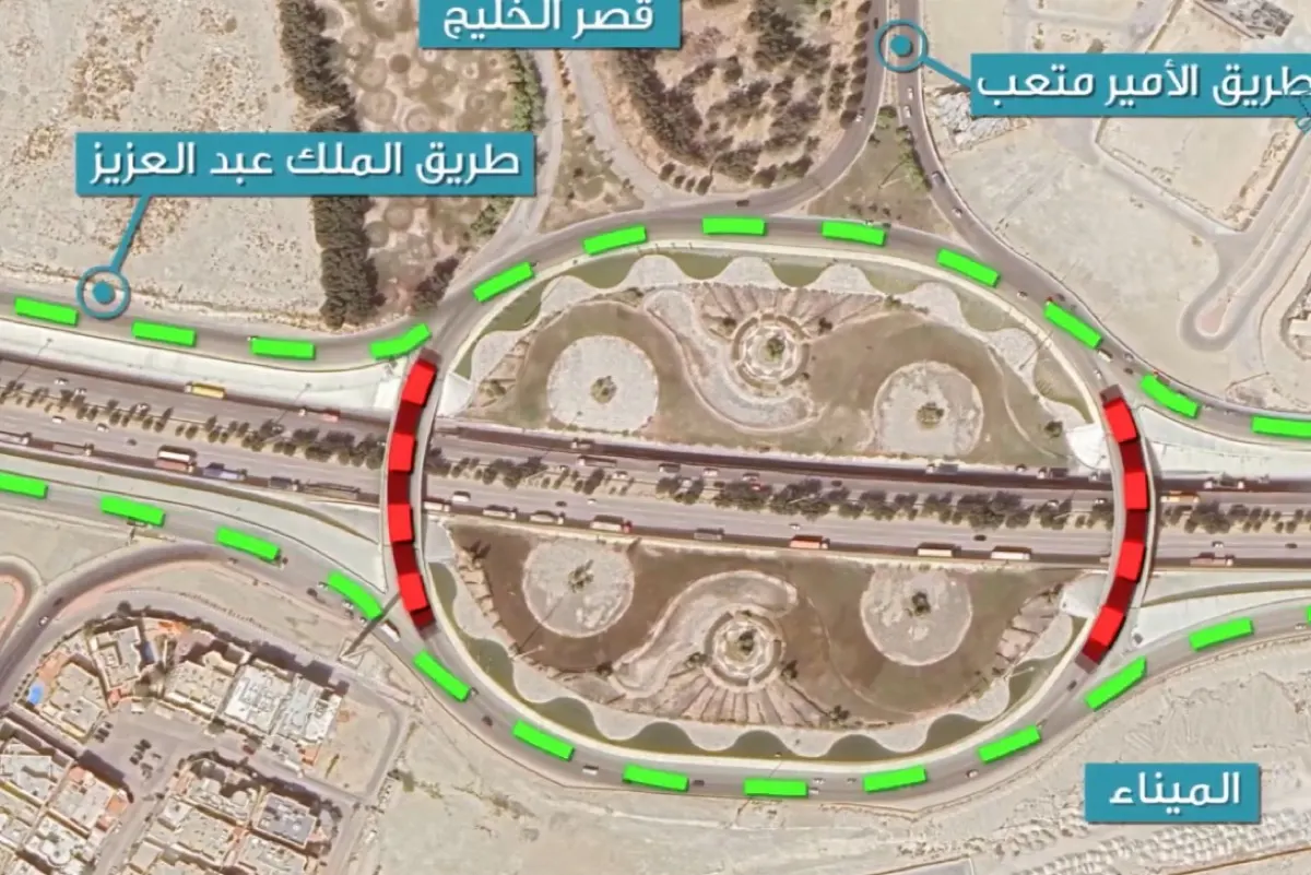 صيانة جسر «الأمير متعب».. إغلاق كلي واستمرار حركة «طريق الميناء»