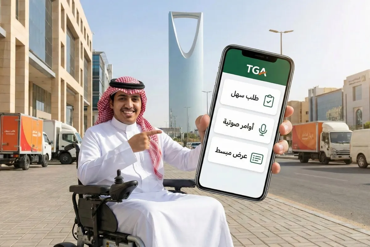 رسمياً.. تطبيقات التوصيل ملزمة بخدمة ذوي الإعاقة تقنياً