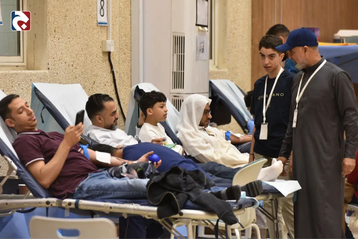 بالصور.. 123 متبرعاً يلبون نداء الإنسانية في حملة التوبي للتبرع بالدم