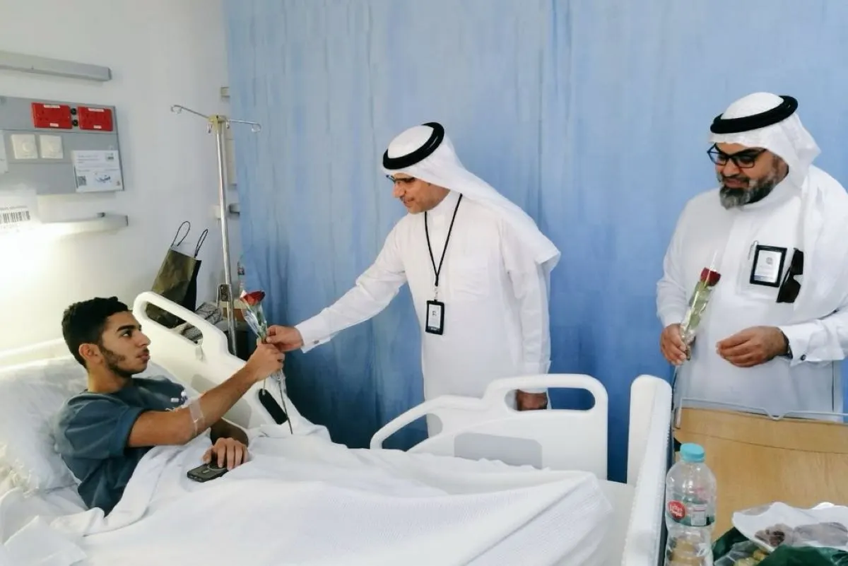 ورود في غرف التنويم.. كيف عايدت القطيف الصحية مرضاها