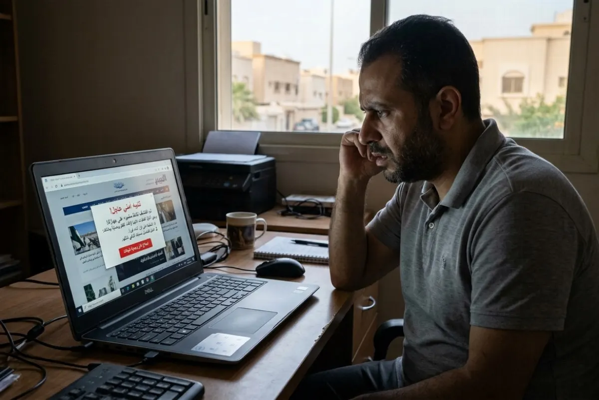لا تنسخ ولا تلصق.. «آمن» يفضح حيل مخترقي الأجهزة عبر المواقع