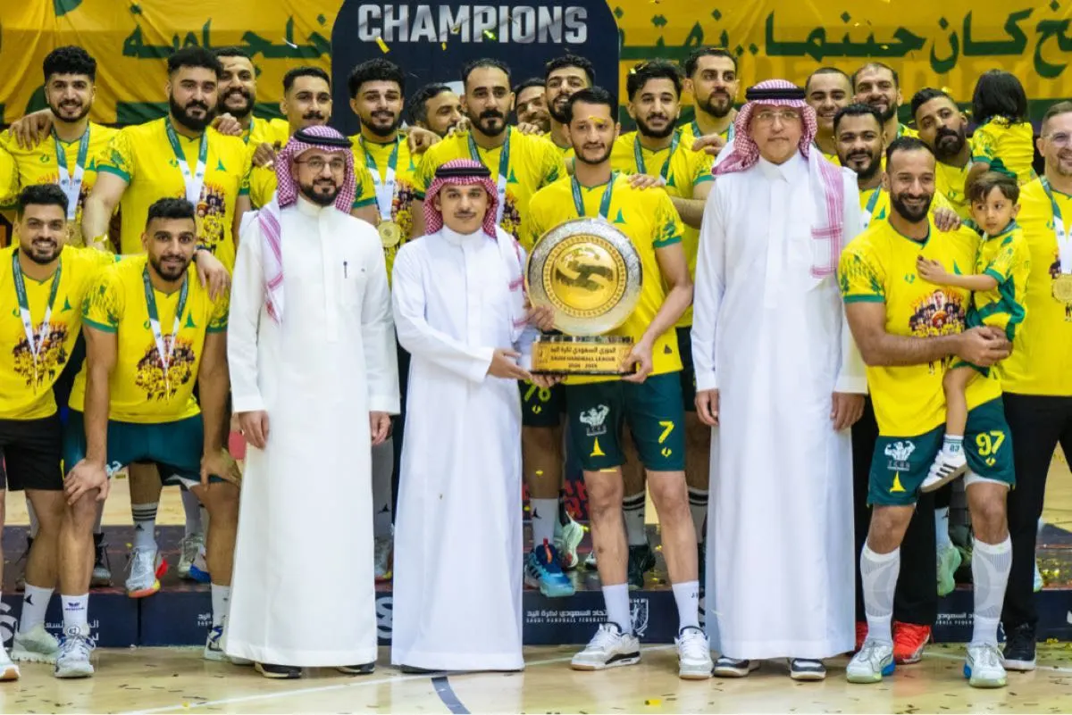 الخليج بطلاً لدوري اليد للمرة الرابعة توالياً وال 13 بتاريخه