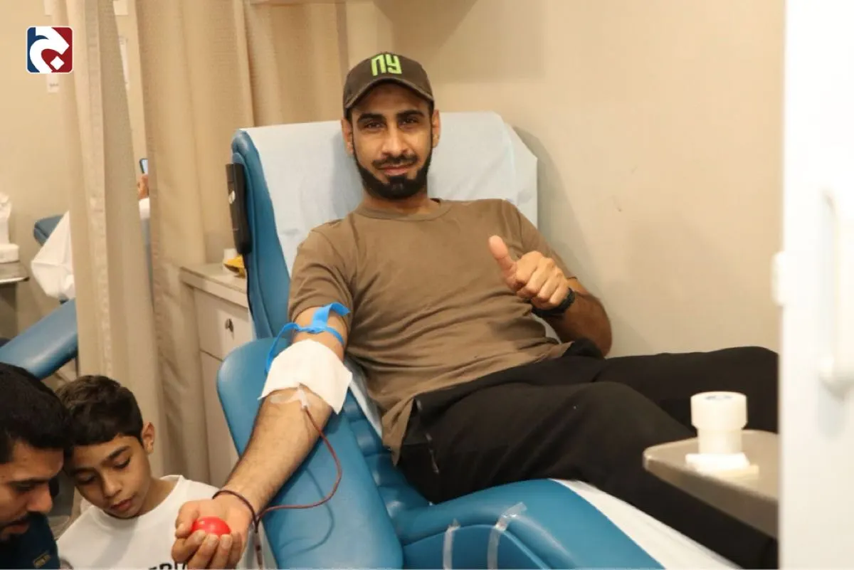 50 متبرعاً في انطلاق حملة التبرع بالدم بصفوى