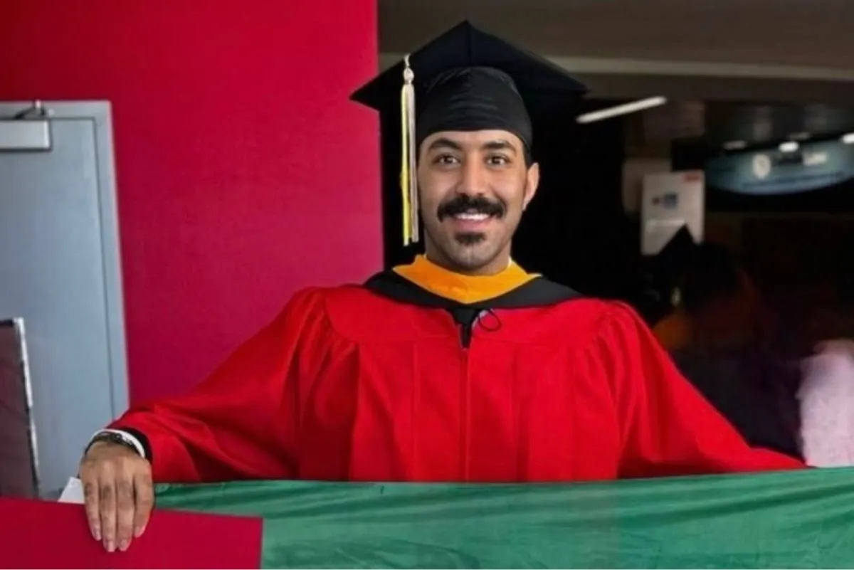 العوامية.. سراج الزاهر ينال درجتي الماجستير من جامعة بوسطن