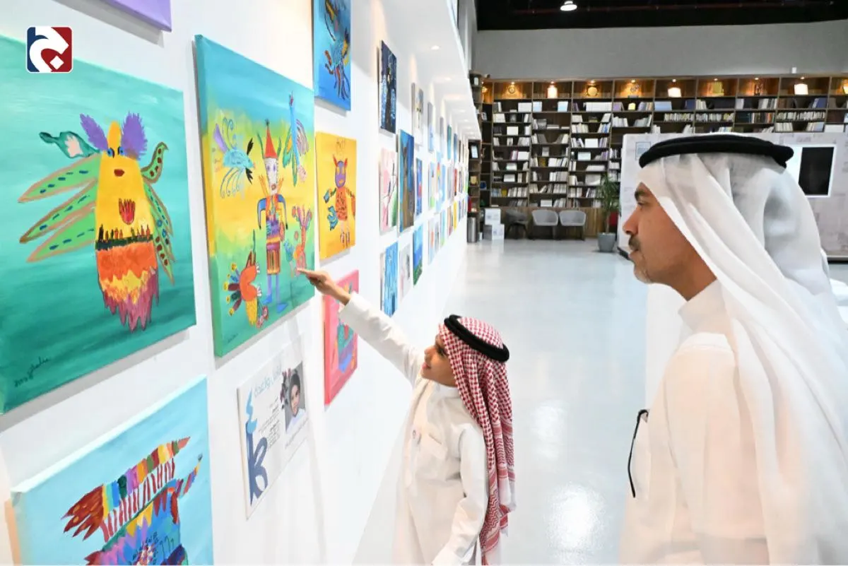 ماذا قالت المواهب الصغيرة عن لوحاتها في معرض «أنامل واعدة» بالدمام؟