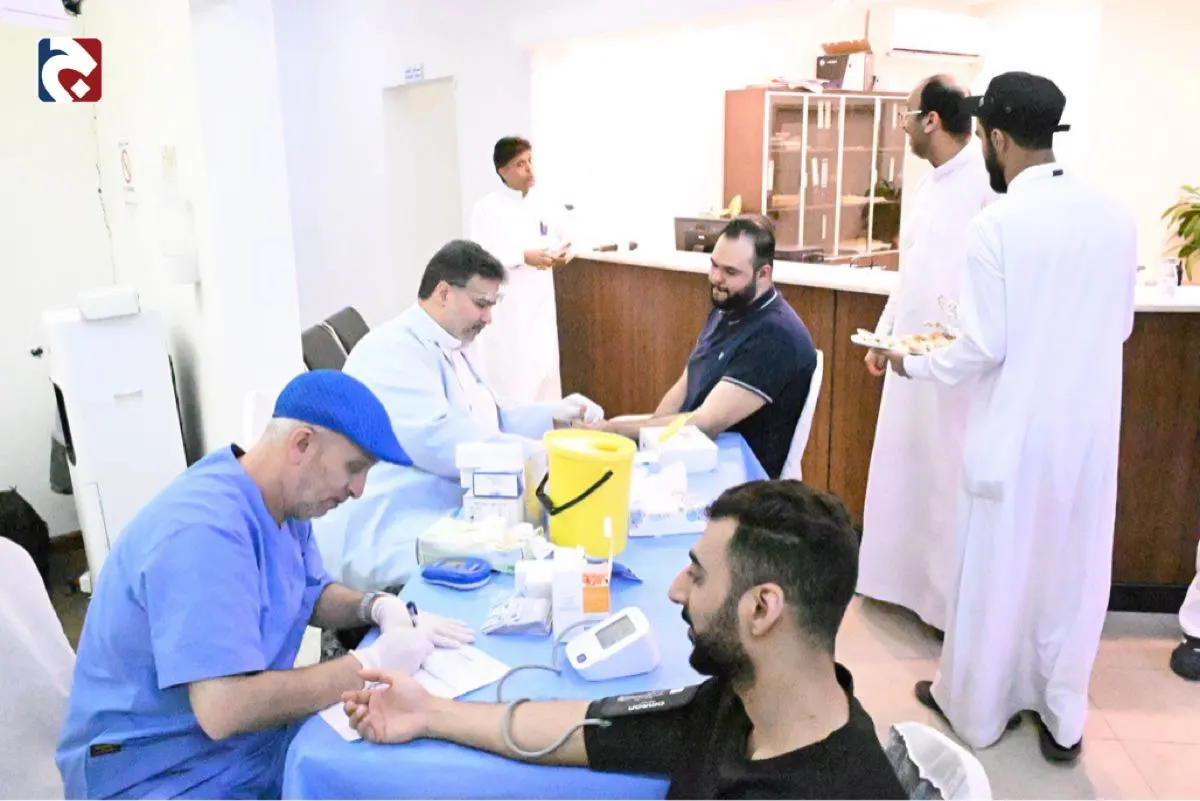 76 مقبولاً في اليوم الأول لحملة التبرع بالدم بصفوى
