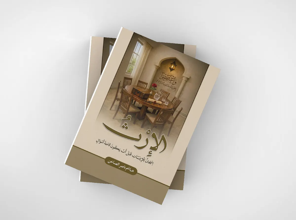 «الإرث».. كتاب جديد لهاشم الصاخن يتناول تحديات التركات والخلافات الأسرية