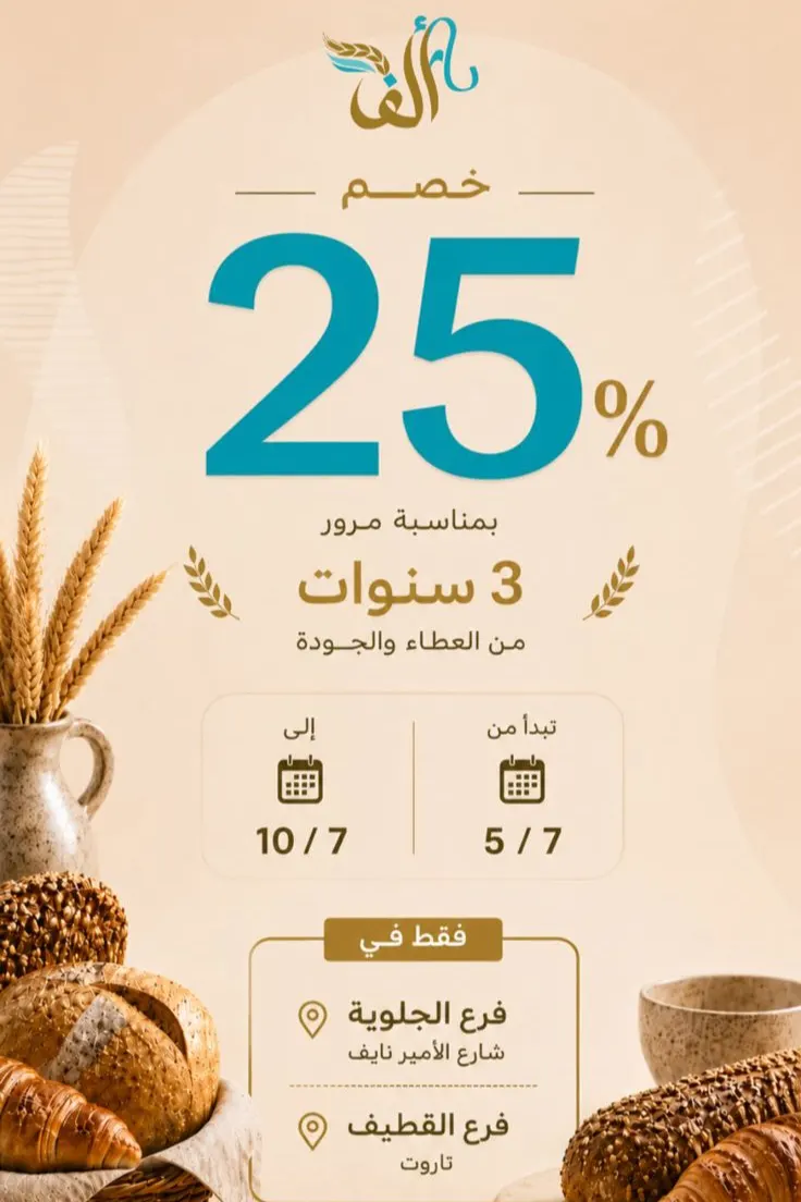 مع مخابز ”الف“ الوضع مختلف