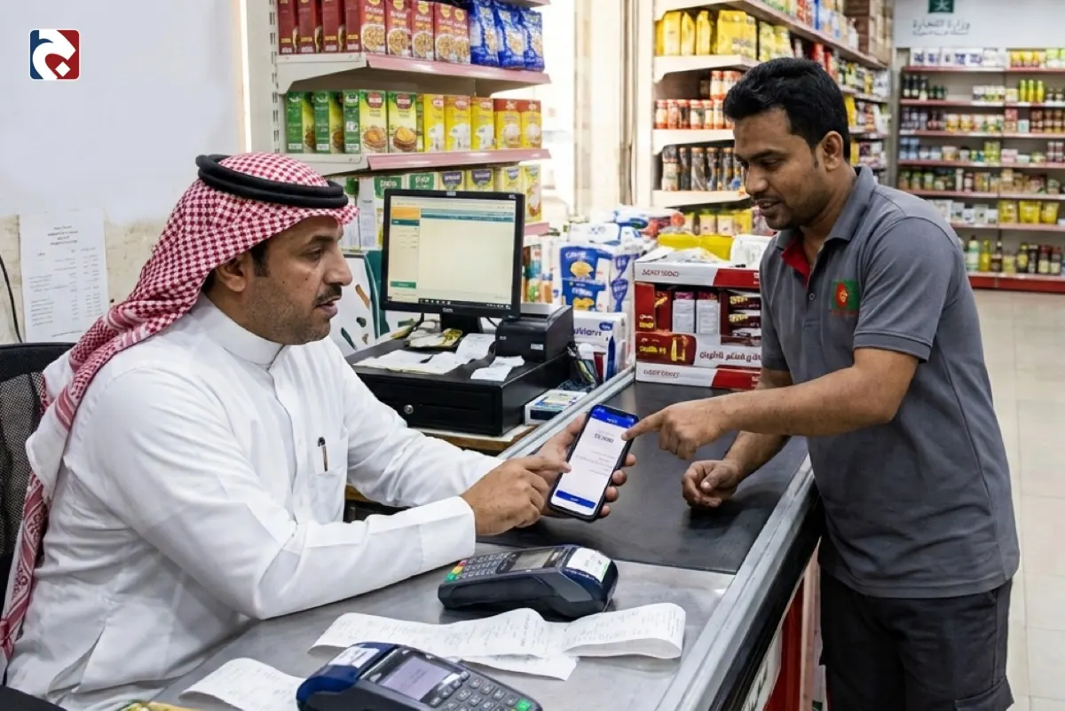 مخالفة تستر.. غرامة 500 ألف لتحويل المبيعات لحساب عامل أجنبي