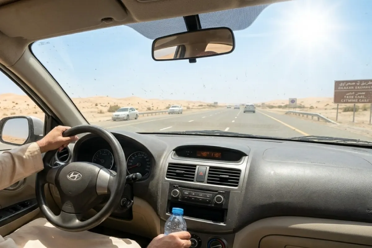 4 إرشادات مرورية للمحافظة على سلامة المركبات في الأجواء شديدة الحرارة