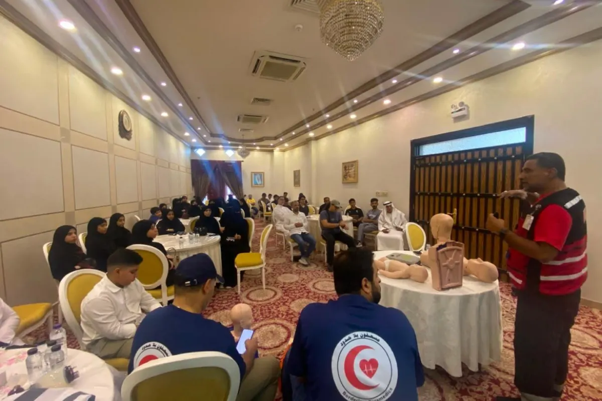 تدريب عملي للتعامل مع 8 حالات طبية طارئة ومفاجئة في حلة محيش