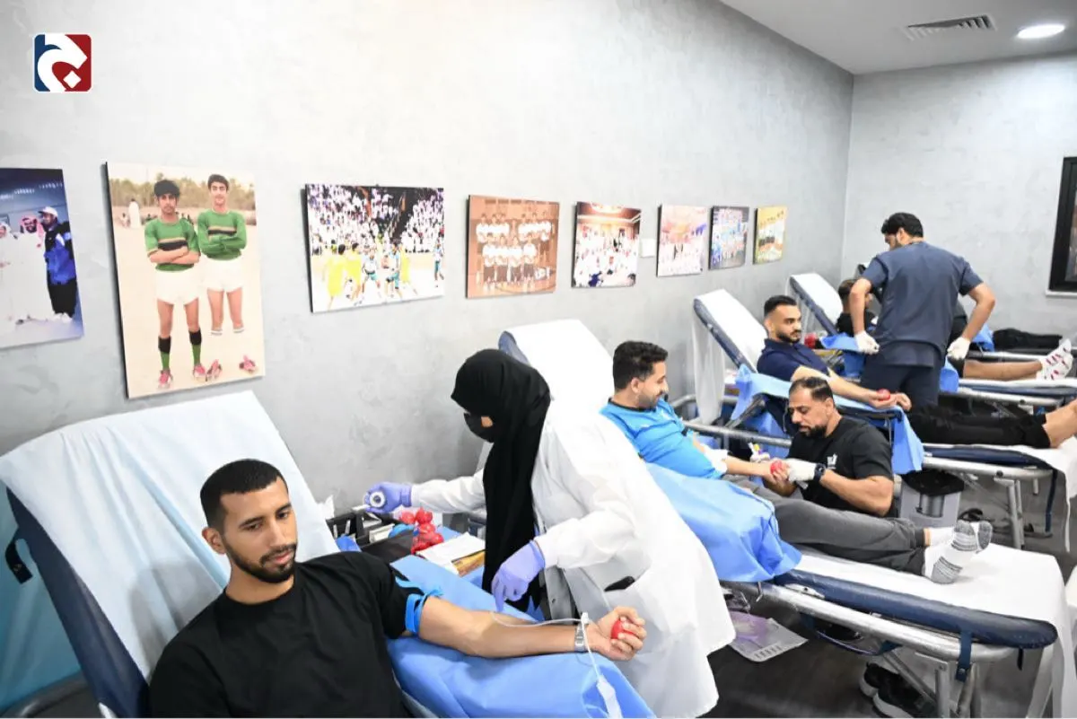 قبول 26 متبرعاً بالدم بنادي النور.. والحملة تستمر حتى الغد