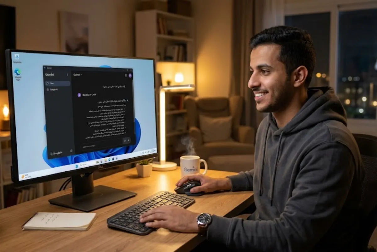 «غوغل» تتيح استخدام «جيميناي» على أجهزة «ويندوز» دون فتح المتصفح