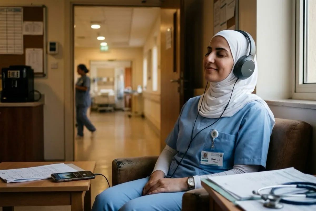 دراسة.. 20 دقيقة من الموسيقى المهدئة ترفع طاقة العاملين الصحيين