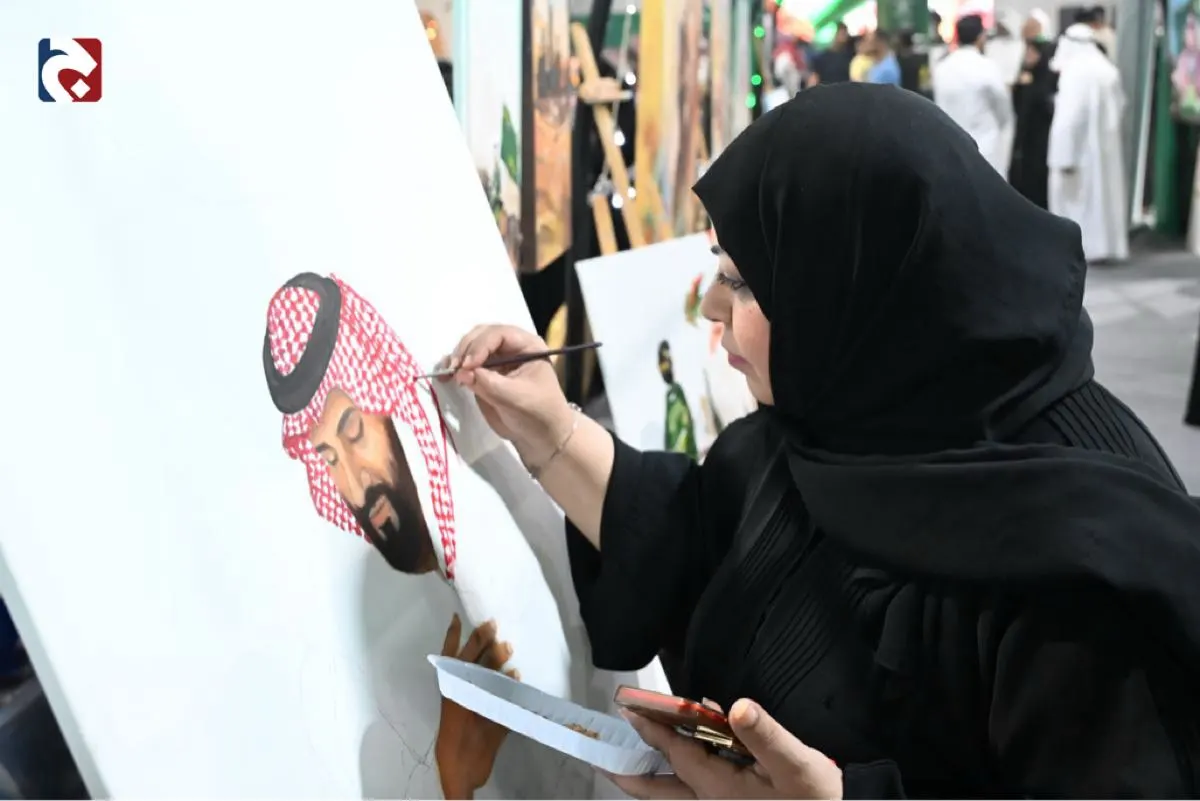 18 فنانًا و 18 لوحة في «الرامس».. الرسم المباشر يحتفي باليوم الوطني