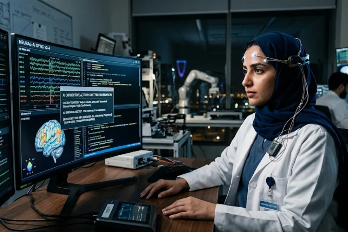 ابتكار تقنية لربط الدماغ بالحاسوب.. والذكاء الاصطناعي يصحح أخطاءه بلا أوامر لفظية