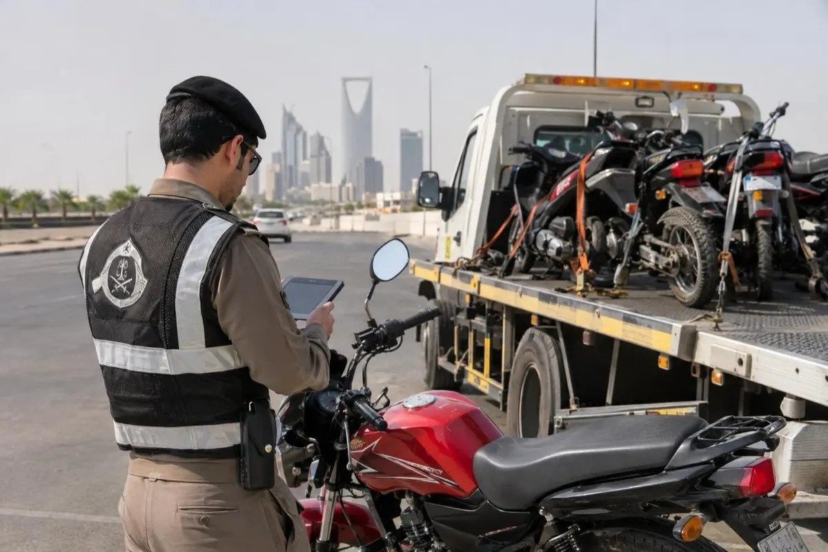 ضبط 8541 دراجة آلية مخالفة.. منها 271 في الشرقية