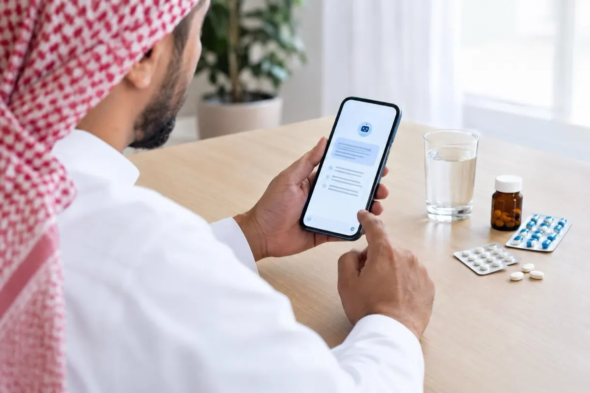 تحذير طبي: إيقاف الأدوية باستشارة الذكاء الاصطناعي يسبب جلطات