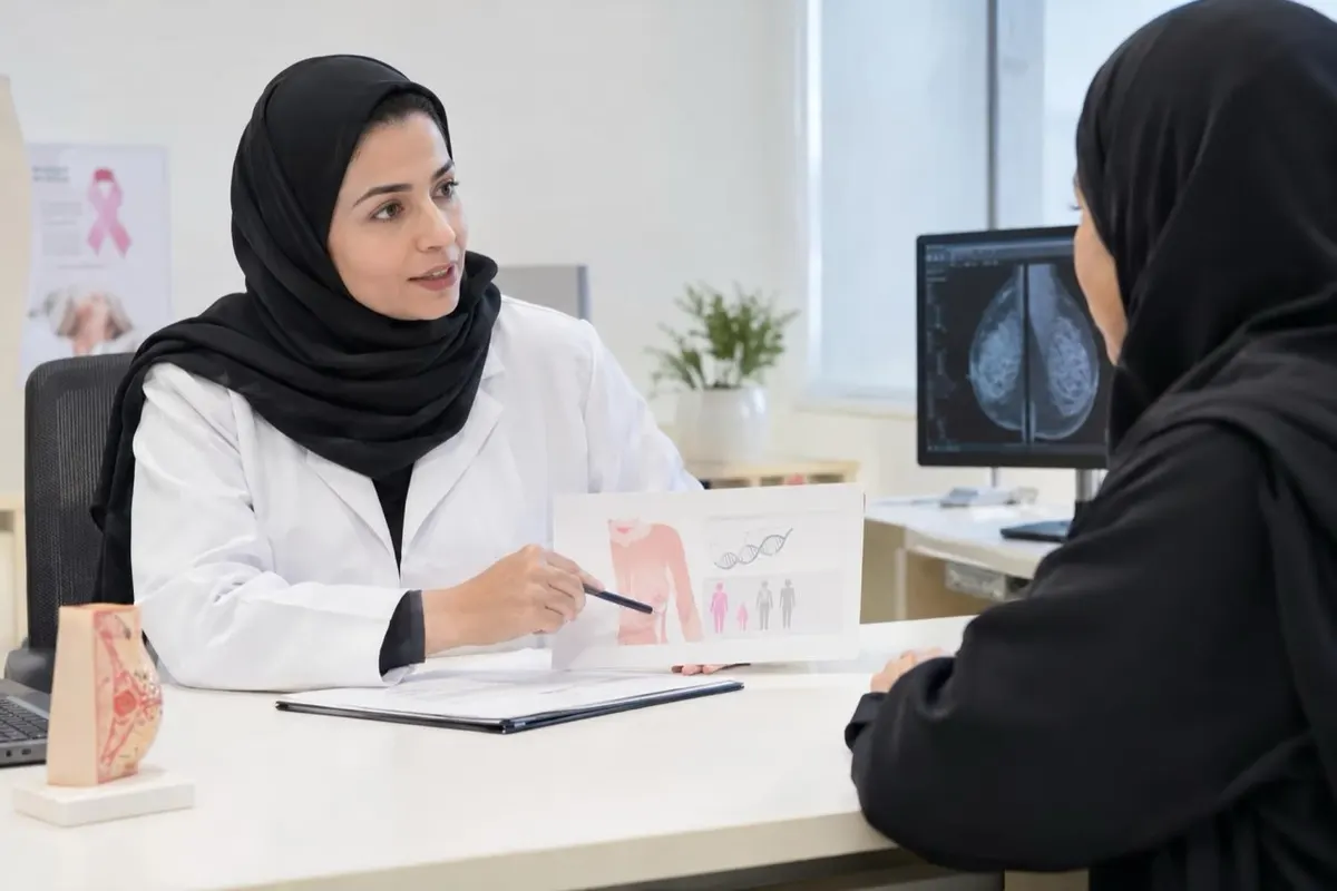 50 % احتمالية انتقال طفرة سرطان الثدي الوراثية للبنات