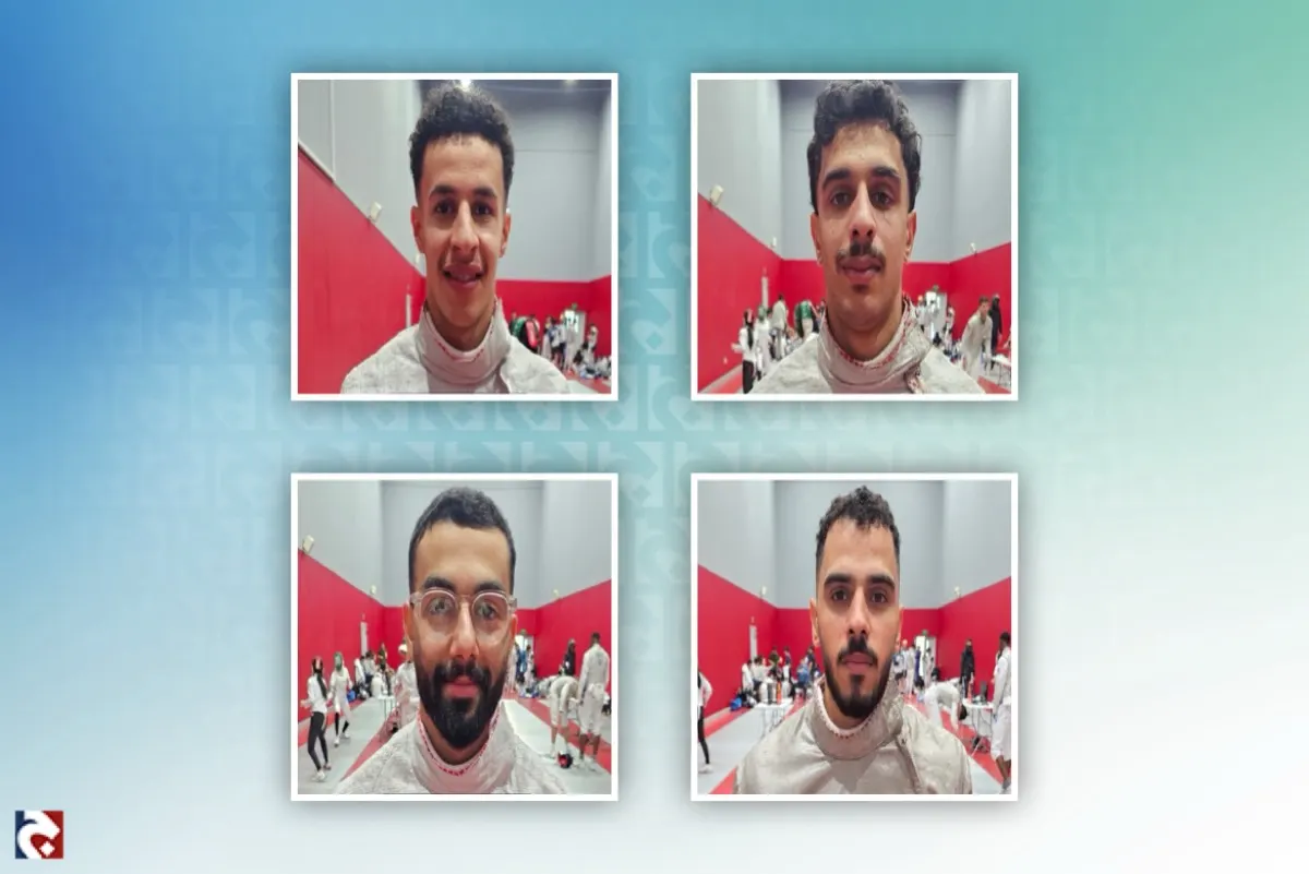 العبيد ينتزع فضية آسيا للمبارزة وثلاثي الهدى يبلغون النهائيات