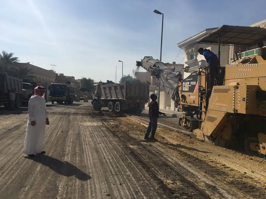 بلدية القطيف: 4 أسابيع لإنهاء تطوير شارع “أبو بكر الصديق”