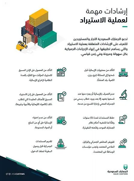 إرشادات لإنهاء الإجراءات الجمركية في زمن قياسي