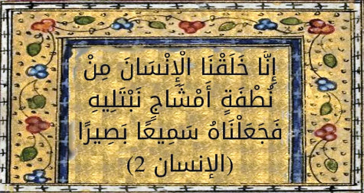 [3] تأمّلات في جماليات سورة “الإنسان”