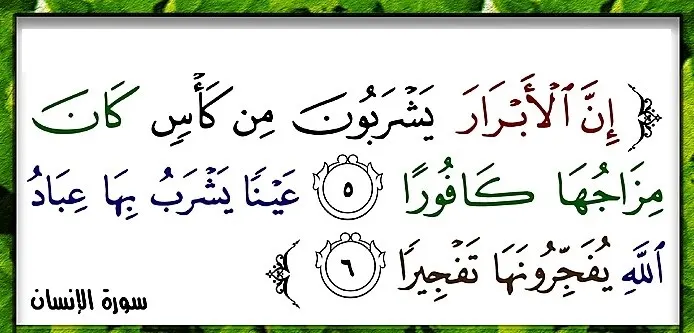 [7] تأمّلات في جماليات سورة “الإنسان”