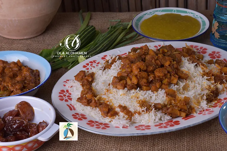 حمصة ربيان على الطريقة البحرية