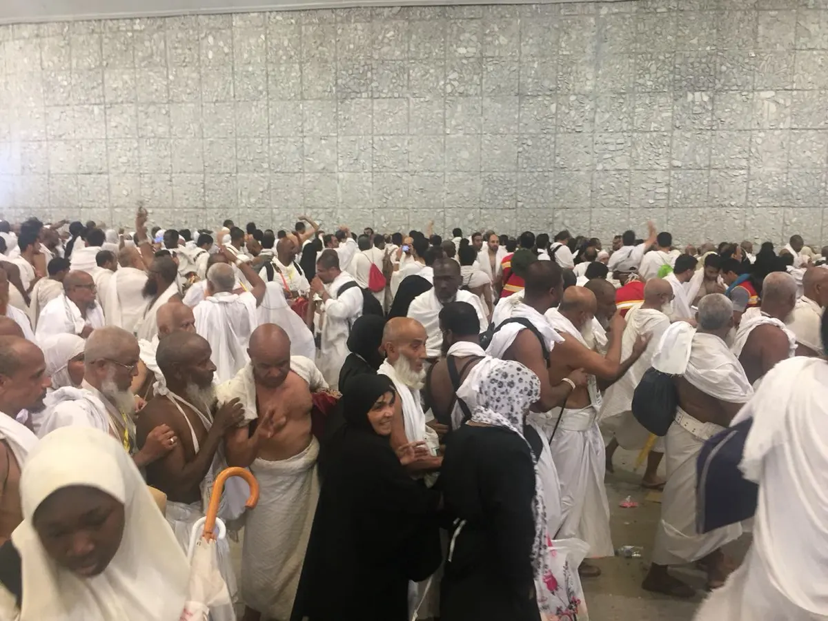 [صُبرة: خاص] عدسة الخرّاري ترصد حجاج القطيف في رمي الجمرات