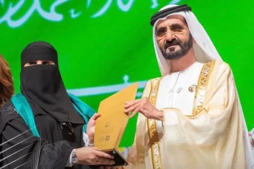 البطلة السعودية عائشة الطويرقي تحصد المركز الأول على ٨٧ ألف مرشح
