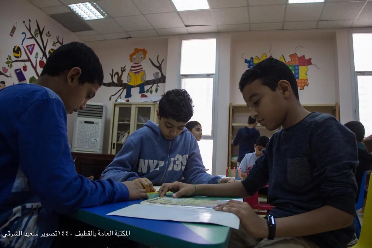 مكتبة القطيف تستقبل طلاب المدارس