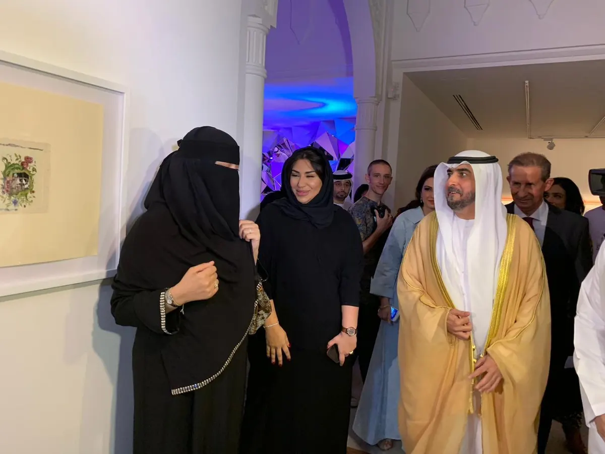377 عملاً تشكيلياً في 55 معرضاً لـ 63 فناناً من 20 دولة