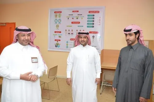العليط يزور برنامج صعوبات التعلم في عنك الابتدائية