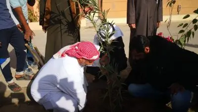[فيديو] بـ “الصلاة على النبي”.. 65 شتلة تُطلق “الجارودية خضراء”
