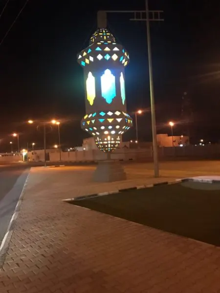 300 قنديل لتزيين مداخل حاضرة الدمام