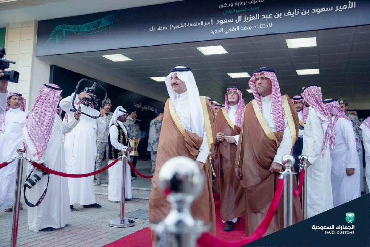 أمير الشرقية يفتتح منفذ “الرقعي” المحاذي للكويت الشقيقة