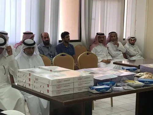 شكر وتهنئة في حفل معايدة منسوبي فرع المياه بالقطيف