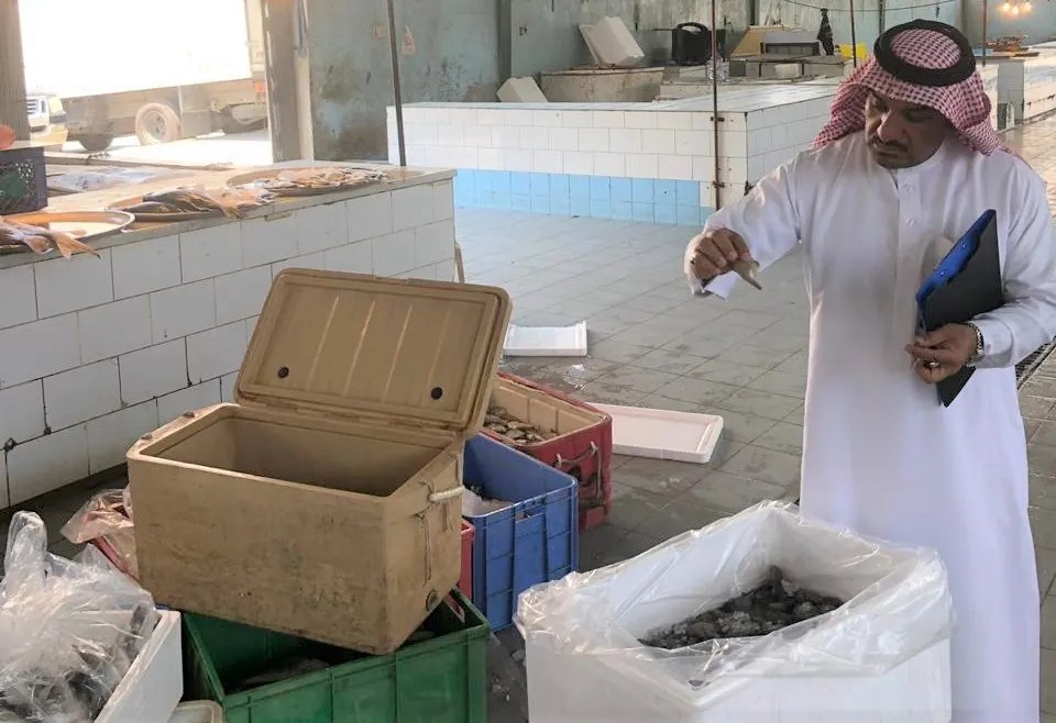 [فيديو وصور] ضربة تفتيش مشتركة تهزّ سوق السمك وتُتلف 640 كيلو