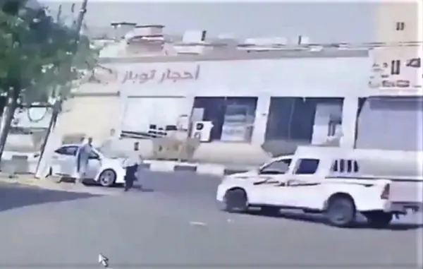 جازان.. سائق يدهس موظف بلدية.. عمداً