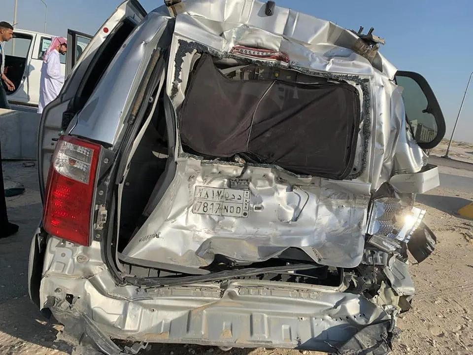 [صور] يعملن في الصرّار.. إصابة 5 موظفات من القطيف في حادث مروري بالجبيل