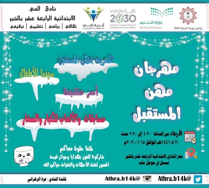 الشرقية: ١٧ ألف طالبة في مهرجان “مهن المستقبل” بأندية الحي