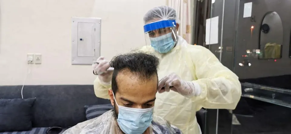 108 مخلفات في صالونات الحلاقة ومراكز التجميل في أول أيام رفع الإجراءات الاحترازية